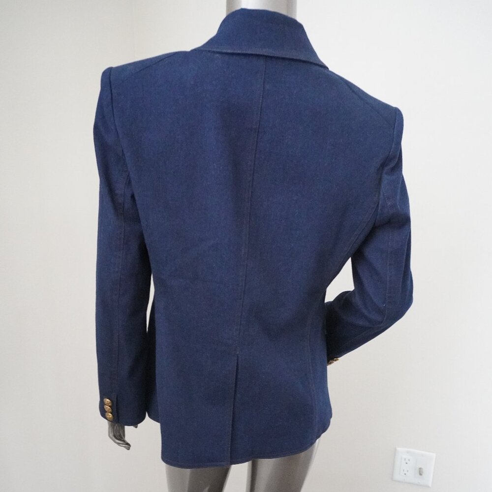 Veronica Beard Aire Dickey Blazer Denim Cotton Jacket Size 6 New Tag $698 - Picture 6 of 16